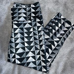 Womens Nike Geometric Running Capris